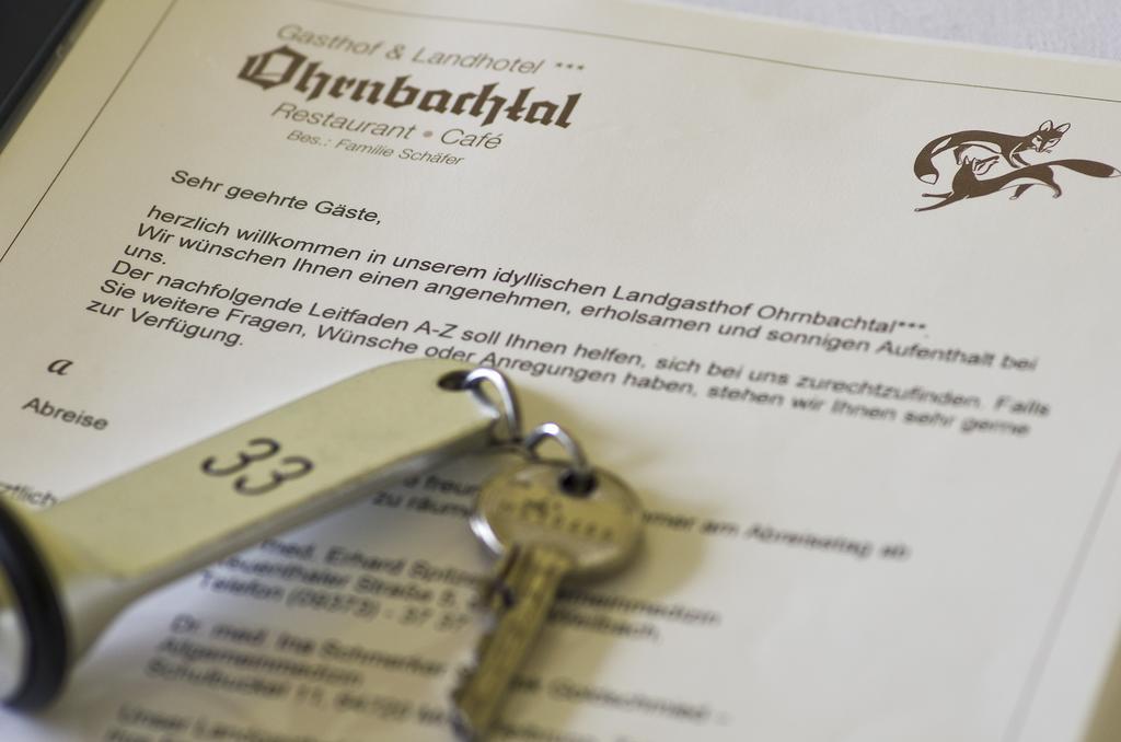 Gasthof & Landhotel Ohrnbachtal Weilbach Exteriér fotografie